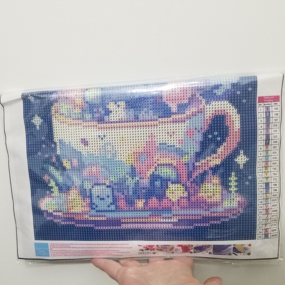 Cartoon diamond painting kit - Picture 3 of 3